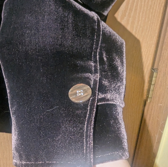 NWOT - Jones New York Brown Velveteen Blazer - Size 10 - Picture 5 of 5